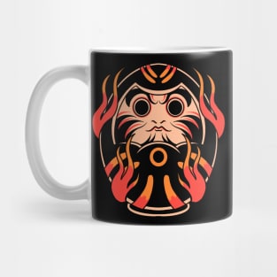 flaming daruma tattoo Mug